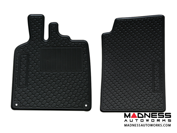 smart fortwo Floor Mats All Weather Rubber 451 model Deluxe
